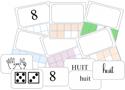Numération : cartes à compter Numération : cartes à compter